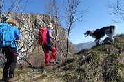 Anello Monte Ocone (1410 m) e Corna Camozzera (1452 m) dal Pertus (1300 m) l’8 aprile 2017 - FOTOGALLERY